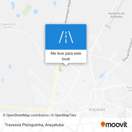 Travessa Pixinguinha mapa