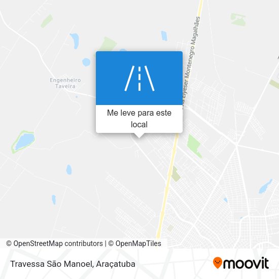 Travessa São Manoel mapa