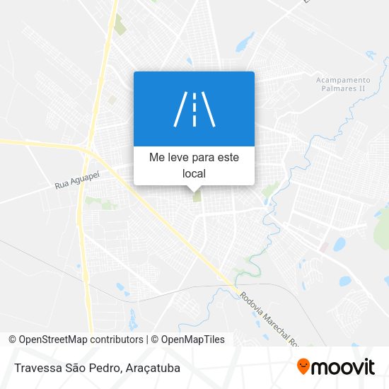 Travessa São Pedro mapa
