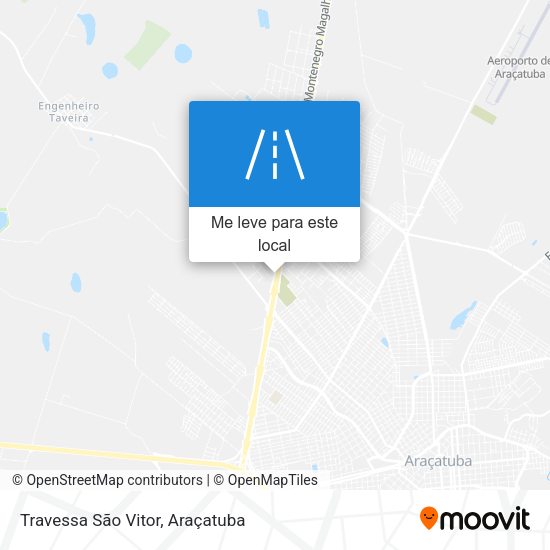 Travessa São Vitor mapa