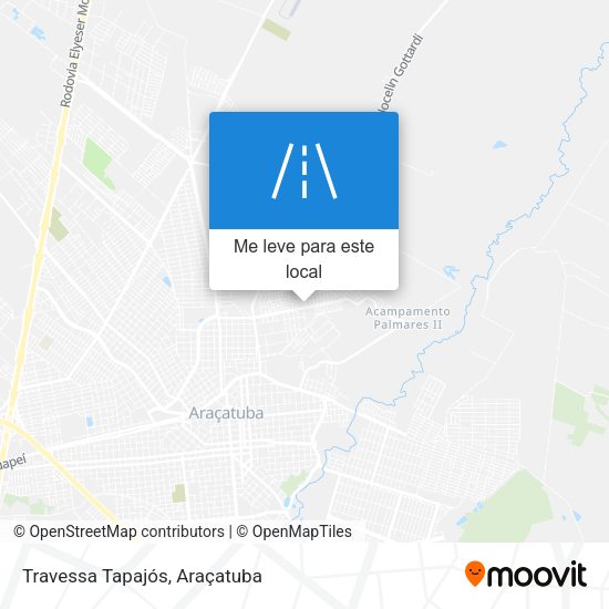 Travessa Tapajós mapa