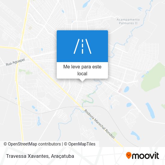 Travessa Xavantes mapa