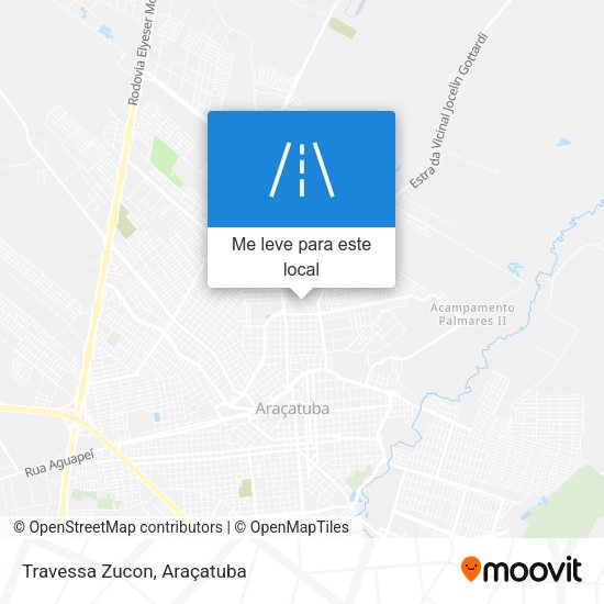Travessa Zucon mapa