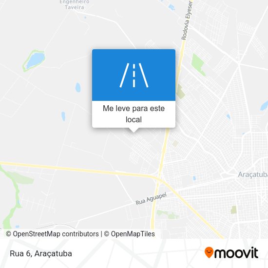 Rua 6 mapa