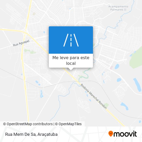 Rua Mem De Sa mapa