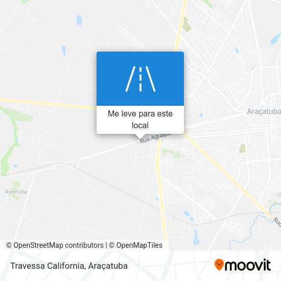 Travessa California mapa