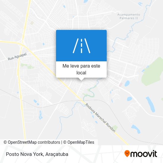 Posto Nova York mapa