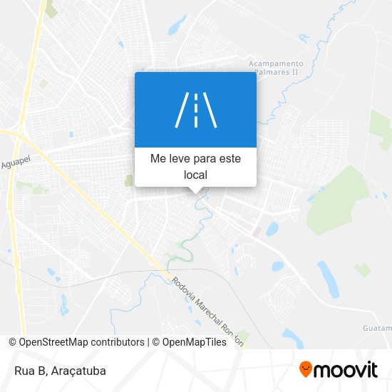 Rua B mapa