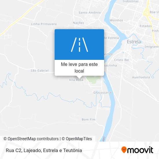 Rua C2 mapa