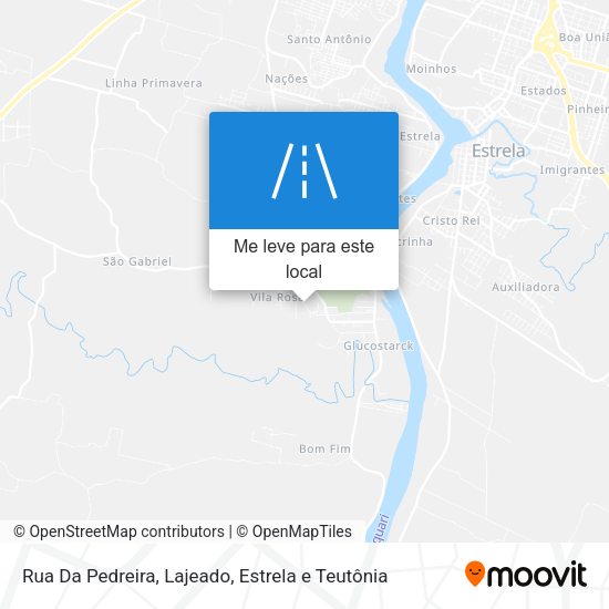 Rua Da Pedreira mapa