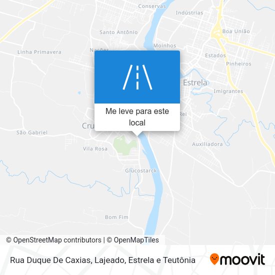 Rua Duque De Caxias mapa