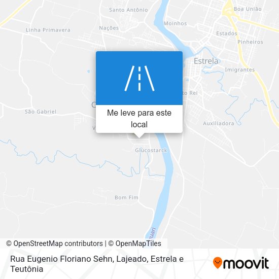 Rua Eugenio Floriano Sehn mapa
