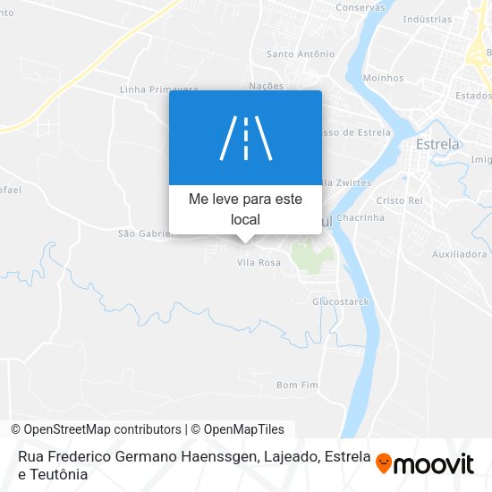 Rua Frederico Germano Haenssgen mapa