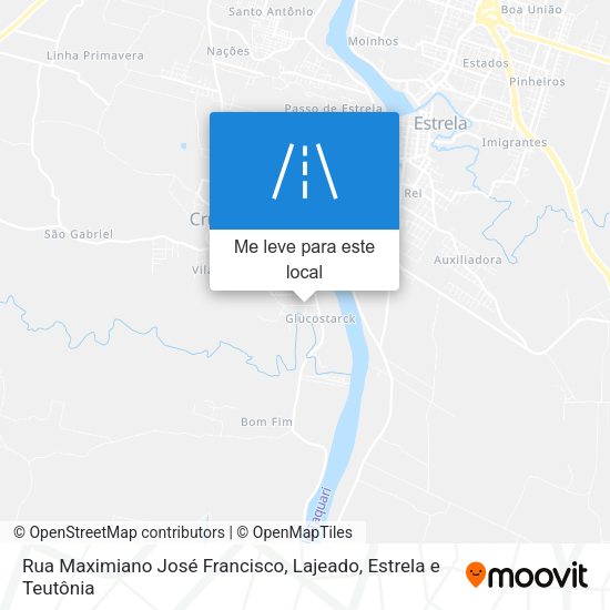 Rua Maximiano José Francisco mapa