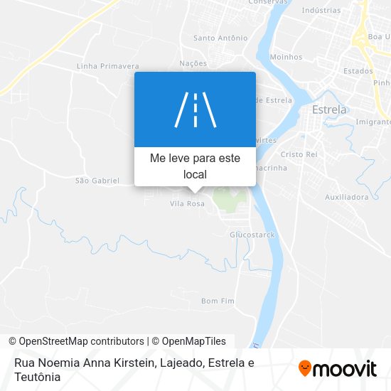 Rua Noemia Anna Kirstein mapa