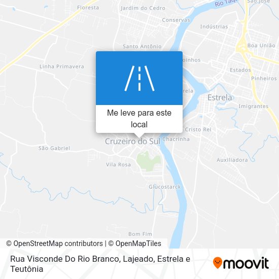 Rua Visconde Do Rio Branco mapa
