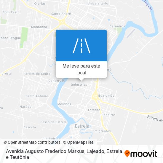 Avenida Augusto Frederico Markus mapa