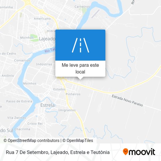 Rua 7 De Setembro mapa