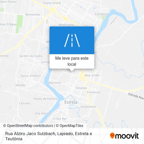 Rua Alziro Jaco Sulzbach mapa