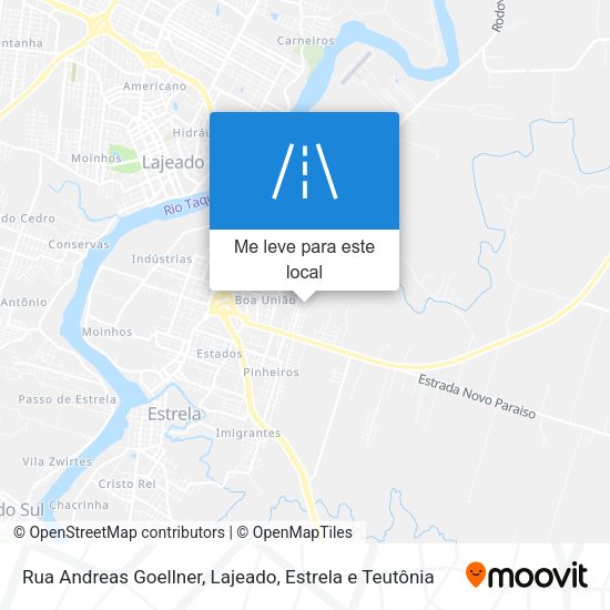 Rua Andreas Goellner mapa