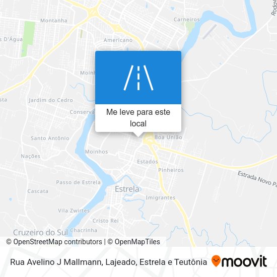 Rua Avelino J Mallmann mapa