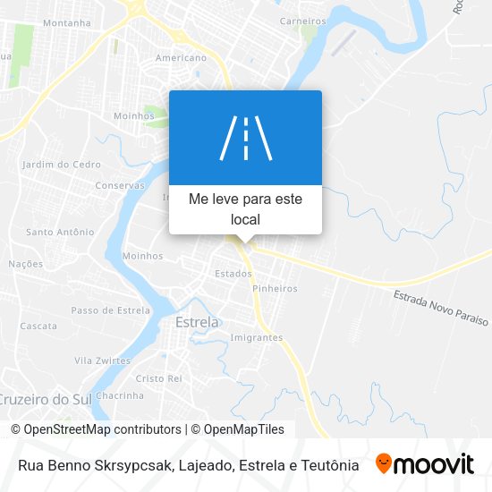 Rua Benno Skrsypcsak mapa