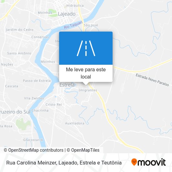 Rua Carolina Meinzer mapa