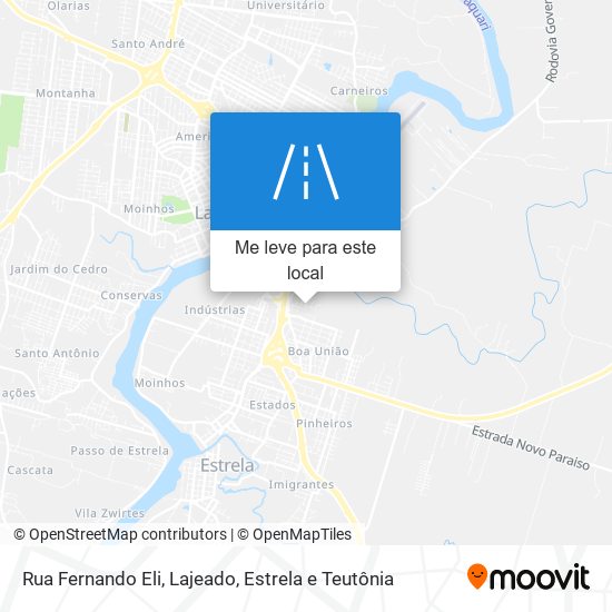 Rua Fernando Eli mapa