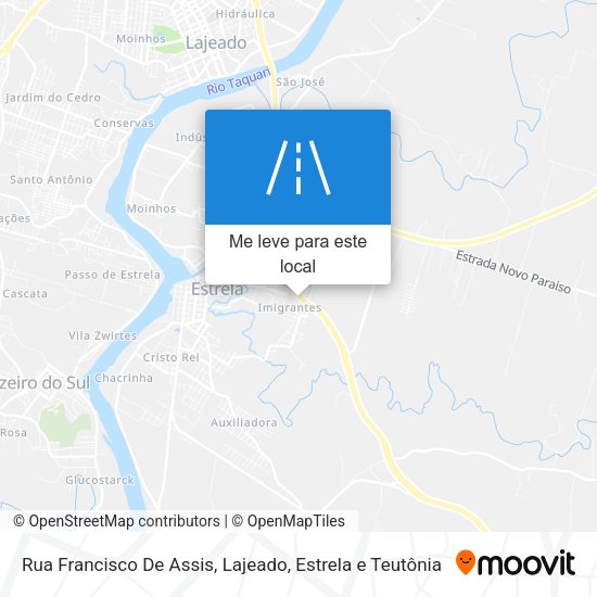 Rua Francisco De Assis mapa