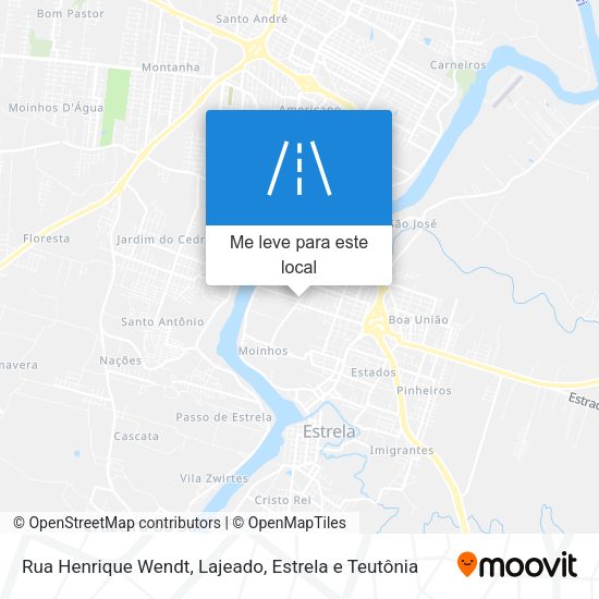 Rua Henrique Wendt mapa