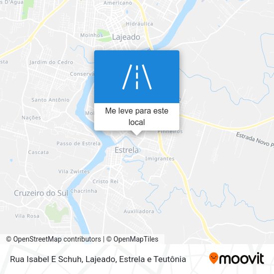 Rua Isabel E Schuh mapa