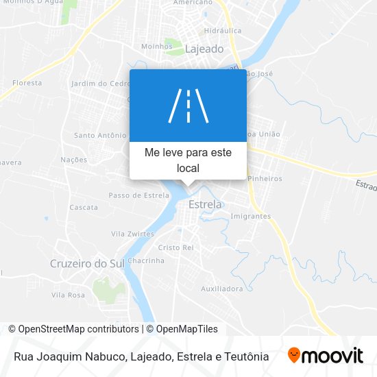 Rua Joaquim Nabuco mapa