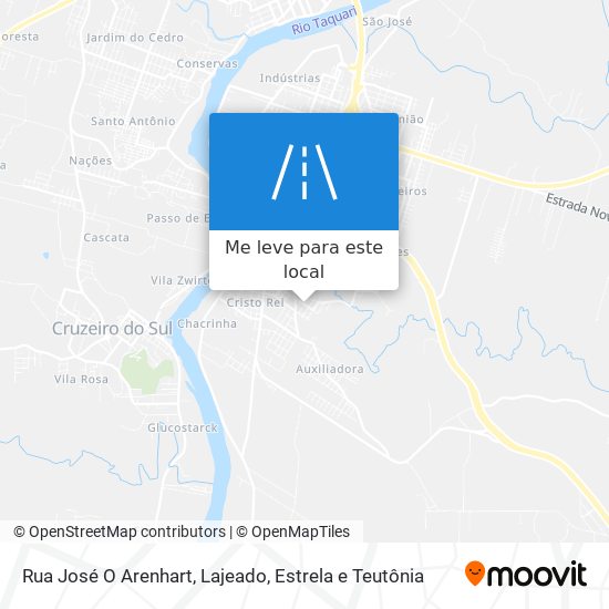 Rua José O Arenhart mapa