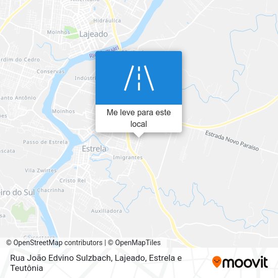 Rua João Edvino Sulzbach mapa