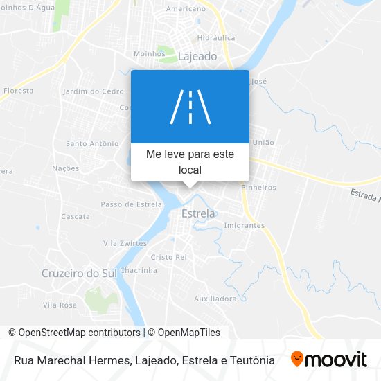 Rua Marechal Hermes mapa