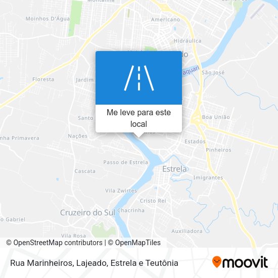 Rua Marinheiros mapa