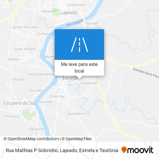 Rua Mathias P Sobrinho mapa