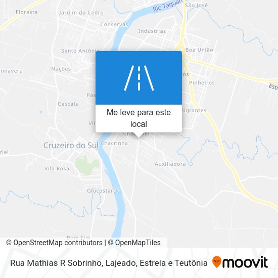 Rua Mathias R Sobrinho mapa