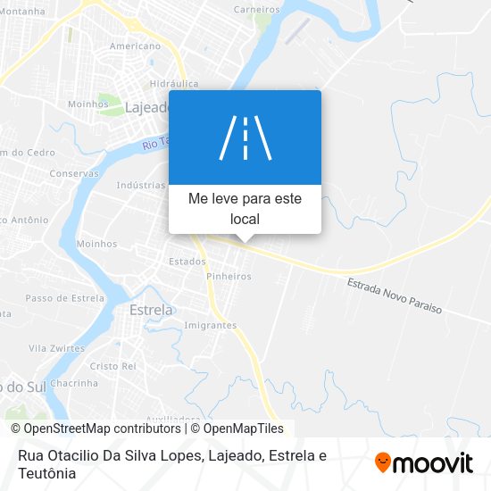 Rua Otacilio Da Silva Lopes mapa