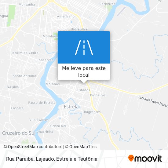 Rua Paraiba mapa