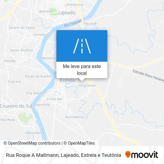 Rua Roque A Mallmann mapa
