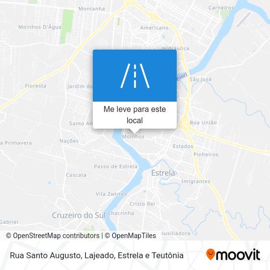 Rua Santo Augusto mapa