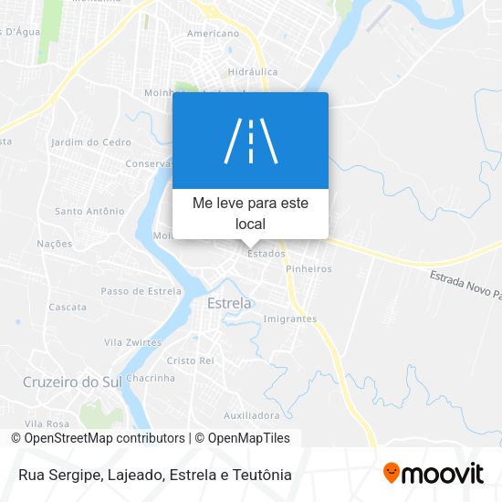Rua Sergipe mapa