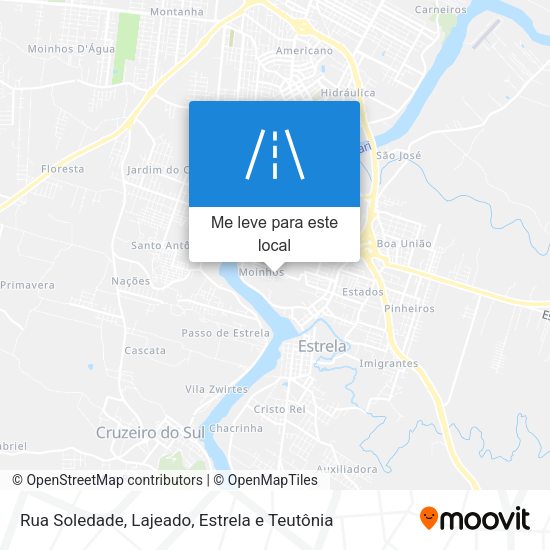Rua Soledade mapa