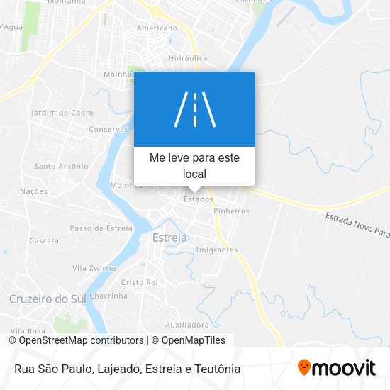 Rua São Paulo mapa