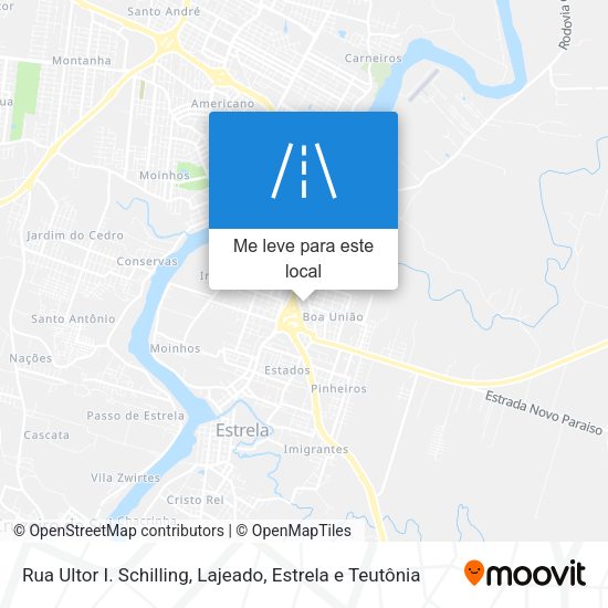 Rua Ultor I. Schilling mapa