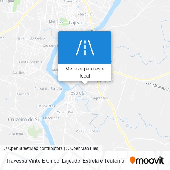 Travessa Vinte E Cinco mapa