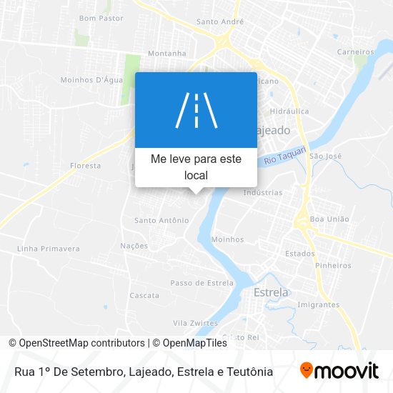 Rua 1º De Setembro mapa
