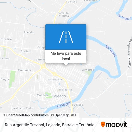 Rua Argentile Trevisol mapa