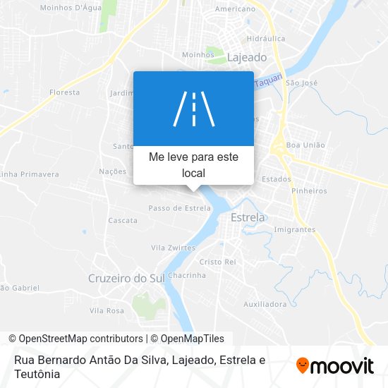 Rua Bernardo Antão Da Silva mapa